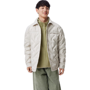 森馬（Semir）羽絨服男2024冬季輕薄短款外套簡約純色上衣保暖內(nèi)搭109724113109