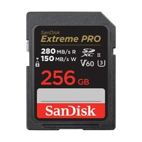 SanDisk 閃迪 Extreme PRO SDXC U3 C10 V30 SD存儲卡 256GB