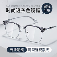 winsee 萬新 1.56多屏防藍(lán)光鏡片*2片+黑銀（）