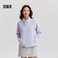 Semir 森馬 女士搖粒絨插肩袖夾克 109724108005