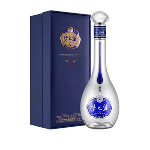 洋河藍色經典夢之藍M9綿柔型52度500ml白酒