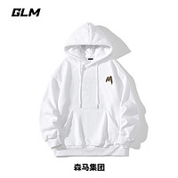 GLM 森馬集團(tuán) 男士連帽衛(wèi)衣 秋冬季潮流印花百搭寬松運(yùn)動(dòng)套頭