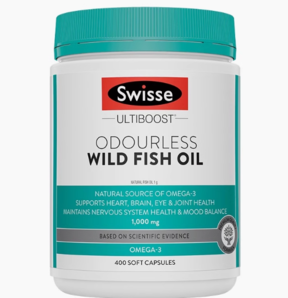 Swisse 斯維詩 Omega-3 無腥味野生魚油軟膠囊 400粒