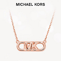 MICHAEL KORS 邁克·科爾斯 輕奢玫瑰金 字母logo項鏈 MKC164200791