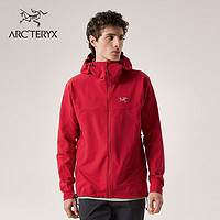 ARC'TERYX 始祖鳥 GAMMA HOODY 防風(fēng) 男子 軟殼夾克 HERITAGE/復(fù)古紅 L