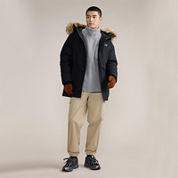 new balance 男女中長(zhǎng)款防潑水鴨絨羽絨服 AMJ43358