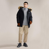 new balance 男女中長款防潑水鴨絨羽絨服 AMJ43358