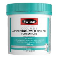 Swisse 斯維詩 4倍高濃度深海魚油1800mg120粒