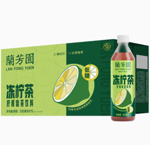 88VIP！LAN FONG YUEN 蘭芳園 0蔗糖港式凍檸茶 500ml*15瓶