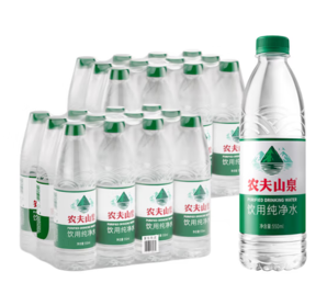 4日8點！NONGFU SPRING 農(nóng)夫山泉 飲用水 550ml*12瓶*2包