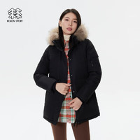 KOLON SPORT 女士露營羽絨衣戶外連帽防風(fēng)外套