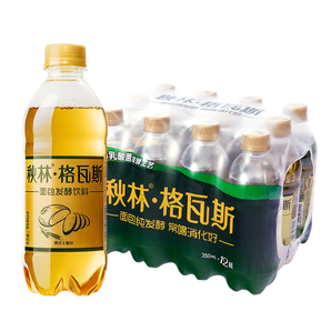 秋林 全麥格瓦斯 發(fā)酵飲料350mL*6瓶