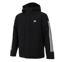 adidas 阿迪達斯 男子3S HOODED JKT棉服 IX8884 M