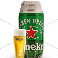 Heineken 喜力 THETORP生啤膠囊進(jìn)口啤酒   2Lx1桶（贈(zèng)送新品紅爵*6瓶）