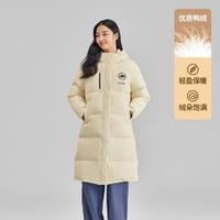 SKECHERS 斯凱奇 女款石墨烯防風(fēng)保暖中長款羽絨服