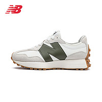 new balance NB 327系列男女情侶復古經(jīng)典百搭減震耐磨運動休閑鞋 白色/灰白色