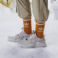 adidas 阿迪達斯 「恐懼鯊魚」PROPHERE經典運動老爹鞋男女阿迪達斯三葉草 米色/淺灰
