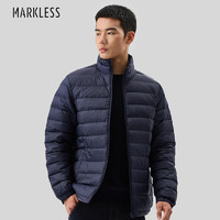 Markless 24年冬季90鵝絨防波水外套男士保暖 YRB3305M-2 藏青色 3XL