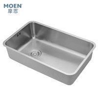 MOEN 摩恩 艾森304不銹鋼水槽 700MM大單槽裸槽