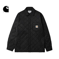 carhartt WIP 襯衫外套男裝秋季新品經(jīng)典LOGO標(biāo)簽口袋菱形銜縫夾克