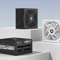 金河田 白金牌A+850W 壓紋模組線電源 黑/白色