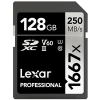 Lexar 雷克沙 PROFESSIONAL SD存儲(chǔ)卡 128GB（UHS-II、V60、U3)