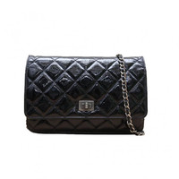 CHANEL 香奈兒 中古95新女士斜挎包 P224828773 黑色