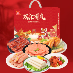 Shuanghui 雙匯 火腿腸6種產(chǎn)品組合禮盒裝1622g