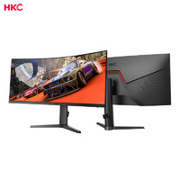 HKC 惠科 CG343U 34英寸VA曲面顯示器（3440*1440、165Hz、HDR400、1000R）