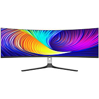 HKC 惠科 GS49UK 49英寸QD-OLED超寬曲面顯示器（5120*1440、240Hz、99%DCI-P3、90W Type-C）