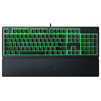 RAZER 雷蛇 雨林狼蛛V3 X 有線(xiàn)薄膜鍵盤(pán) 104鍵 黑色 RGB