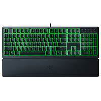 RAZER 雷蛇 雨林狼蛛V3 X 有線薄膜鍵盤 104鍵 黑色 RGB