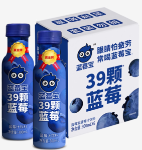 Farmerland 福蘭農(nóng)莊 藍莓寶藍莓汁 300ml*6瓶