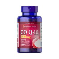 普麗普萊 輔酶Q10軟膠囊 100mg 240粒粒護(hù)心臟男女保健品