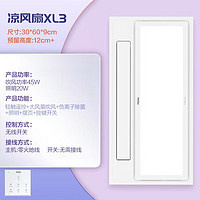 Haier 海爾 廚房涼霸吹風(fēng)照明三合一體廚房風(fēng)扇燈吸頂式300*600大涼霸XL3 XL3