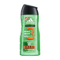 adidas 阿迪達(dá)斯 男士功能型香波沐浴露 源動(dòng)激活 250ml