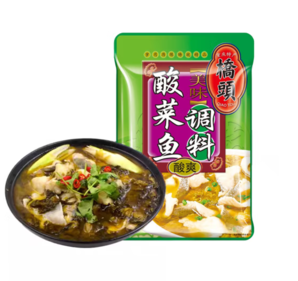 QIAO TOU 橋頭 酸菜魚調(diào)料酸爽240g（任選5件）