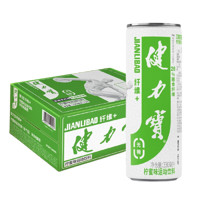 JIANLIBAO 健力寶 纖維+檸蜜味無(wú)糖碳酸飲料330ml*24罐