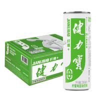 JIANLIBAO 健力寶 纖維+檸蜜味無糖碳酸飲料330ml*24罐