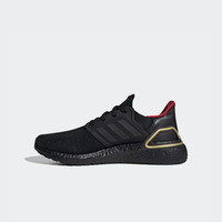 adidas 阿迪達斯 ULTRABOOST 20休閑跑步鞋男女阿迪達斯官方輕運動 黑色/紅色