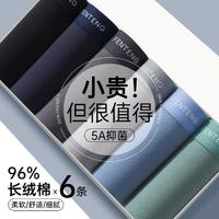 FENTENG 芬騰 6條裝透氣運動彈力男士內(nèi)褲 U983619594900