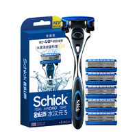 Schick 舒適 水次元5剃須刀 1刀架6刀頭