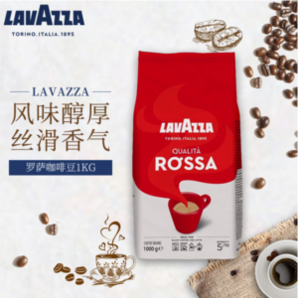 LAVAZZA 樂(lè)維薩 Qu阿lita Rossa 意式濃縮咖啡豆 1kg*2袋