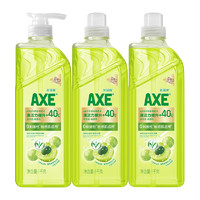 AXE 斧頭 牌油柑白茶護(hù)膚洗潔精1kg*3AES污漬滲透技術(shù)清潔力提升