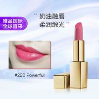 ESTEE LAUDER 雅詩蘭黛 絕色由我緞光金管唇膏#220 豆沙粉調(diào)3.5g 柔潤緞光質(zhì)地