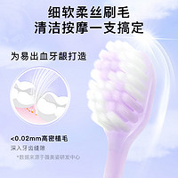Saky 舒客 細(xì)軟毛炭絲能量牙刷 炭絲寬密牙刷+櫻巧牙刷共 8支