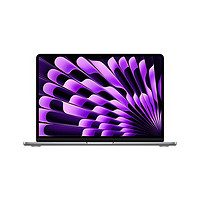 Apple 蘋果 MacBook Air 2024款 13.6英寸 輕薄本 深空灰色（M3 8+8核、核芯顯卡、8GB、256GB SSD、2560*1664、LED、60Hz、MRXN3CH/A）