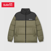 Baleno 班尼路 牌子！男女拼色立領(lǐng)羽絨服+秋冬加厚牛仔褲*2 （多色可選）
