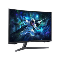 SAMSUNG 三星 LS32CG552ECXXF 32英寸 VA 曲面 FreeSync 顯示器（2560×1440、165Hz、HDR10）