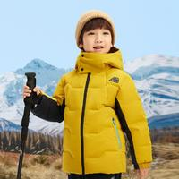 ANTA 安踏 兒童羽絨服冬季戶外加絨加厚保暖防風(fēng)連帽厚外套男童小童